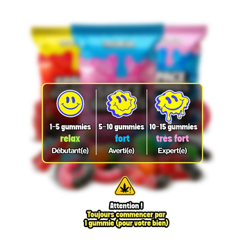 Gummies Fruits dots 5mg THC Full Spectrum