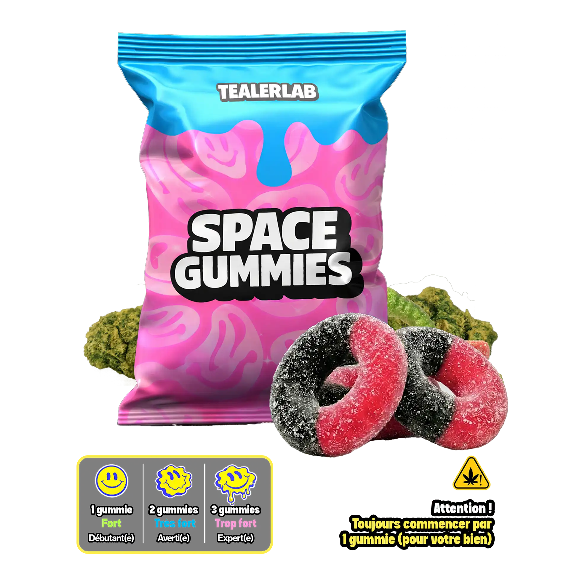 Gummies Black Currant 25mg THC