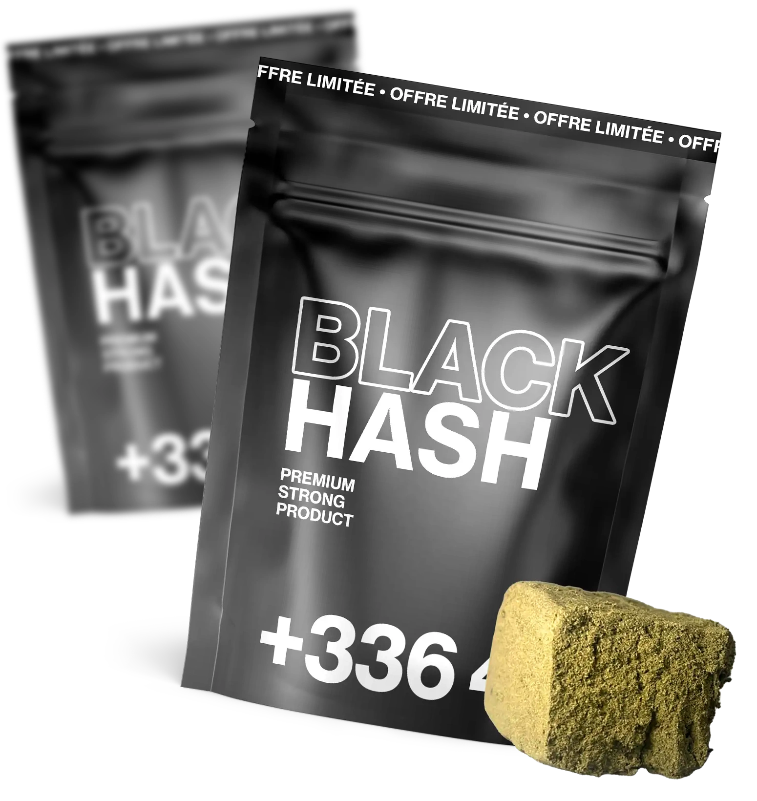 Black Hash THC+  1g + 1g offert
