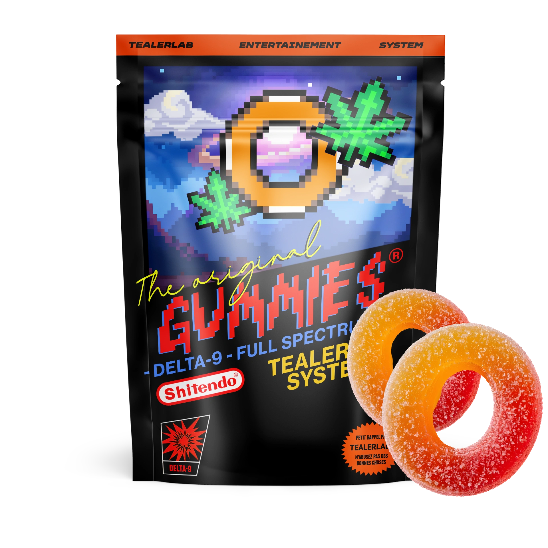 Gummies Peach rings 5mg D9 Full Spectrum